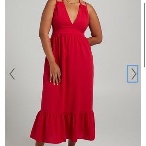Showpo red sundress